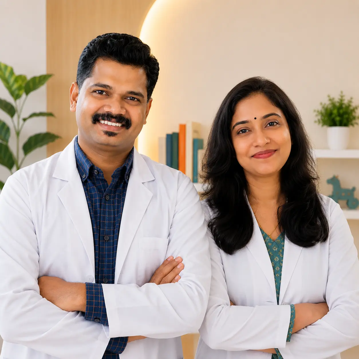 Dr Dheeraj and Dr Salu - Gratus Kids Pediatric Experts Palakkad