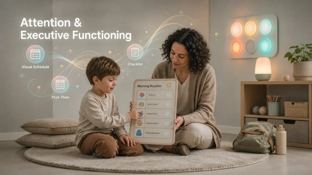 Attention and Executive Functioning Visual Supports for Children