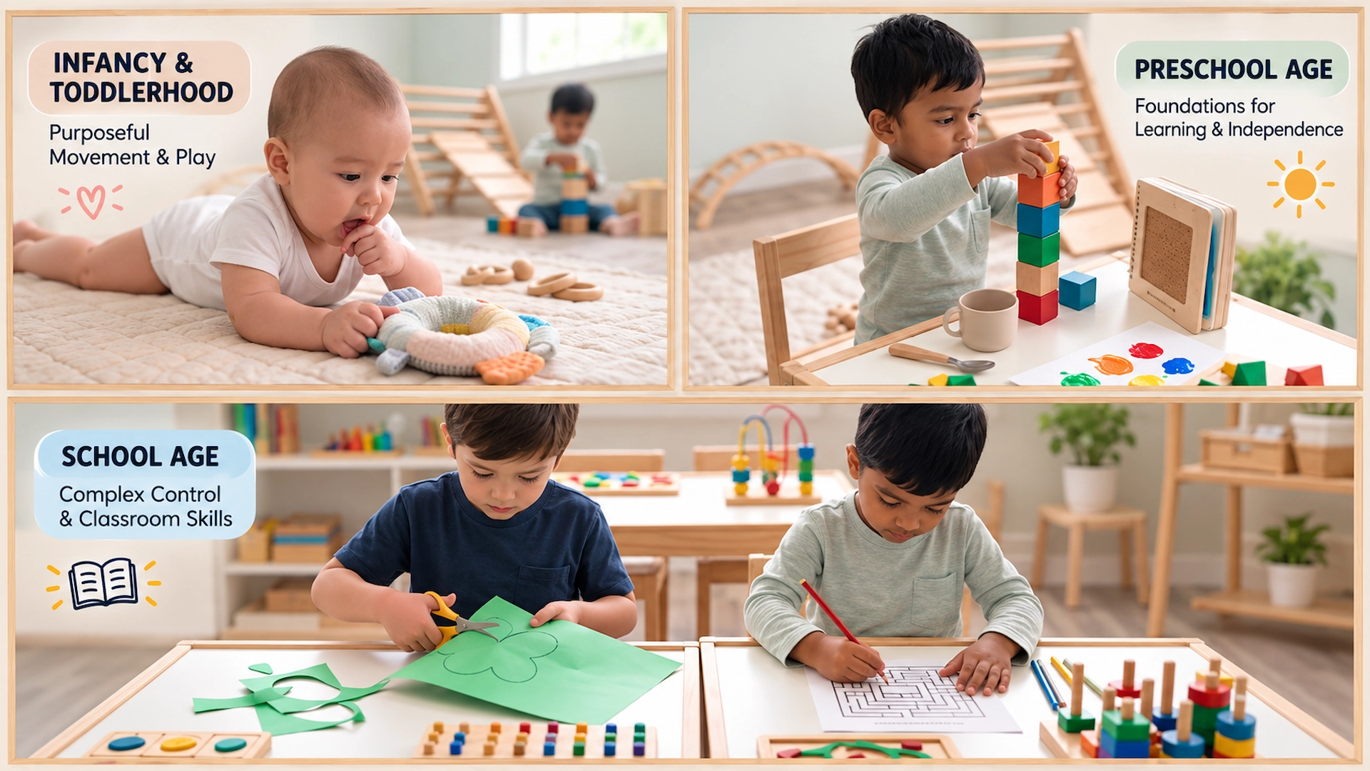Fine Motor Skills Development With Age