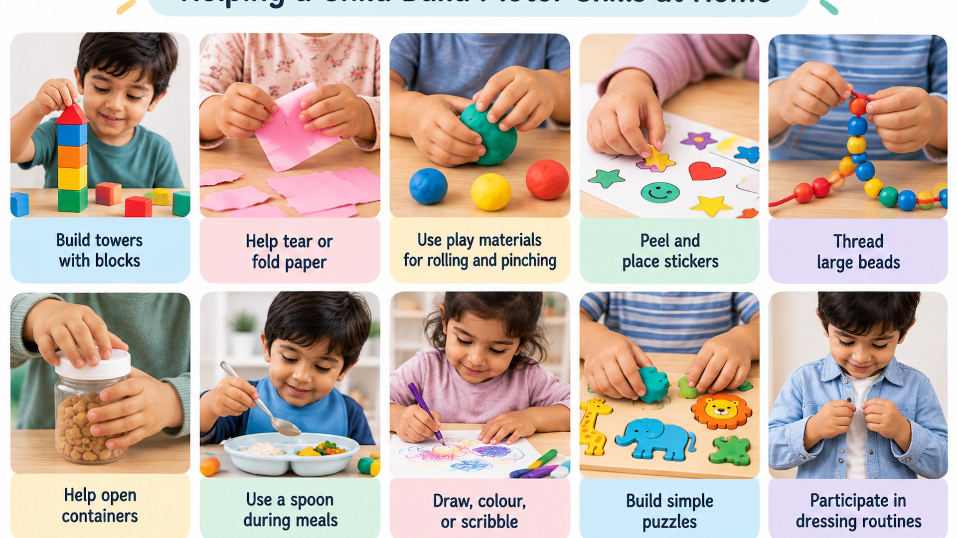 OT for Helping a Child Build Motor Skills at Home