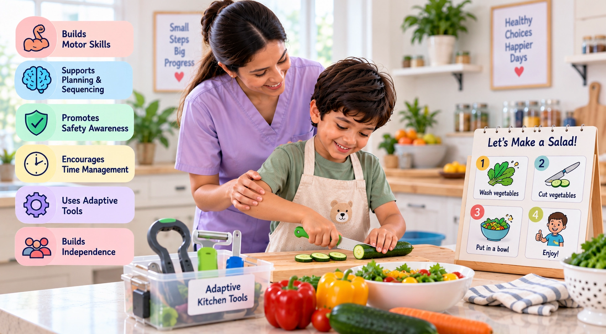 Occupational Therapy for Improving Meal Preparation and Household Skills