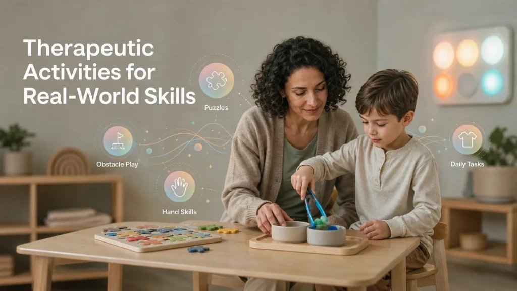 Therapeutic Activities and Motor Planning in Child Therapy